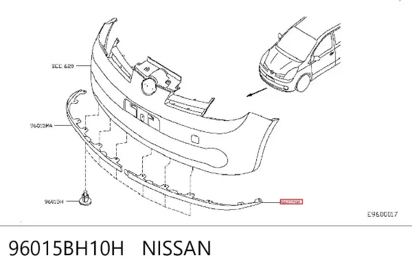  96015BH10H Nissan/Infiniti