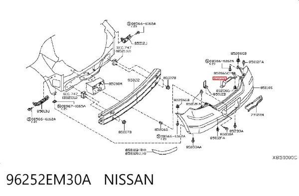  96252EM30A Nissan/Infiniti