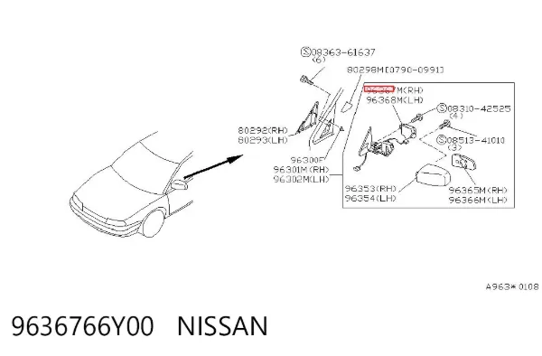  9636766Y00 Nissan/Infiniti