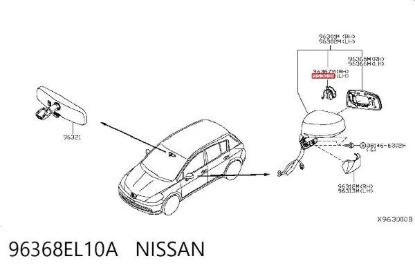 96368EL10A Nissan/Infiniti