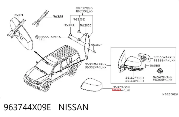  963744X09E Nissan/Infiniti
