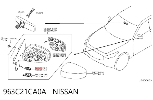  963C21CA0A Nissan/Infiniti