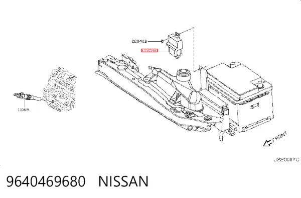 Реле свечей накала 9640469680 Nissan/Infiniti