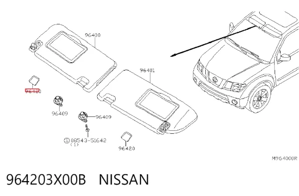  964203X00B Nissan/Infiniti