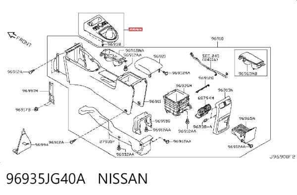  96935JG40A Nissan/Infiniti