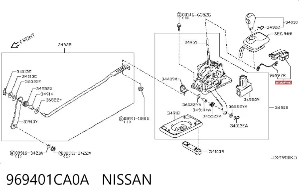  969401CA0A Nissan/Infiniti