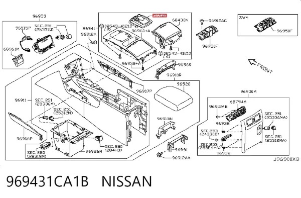 969431CA1B Nissan/Infiniti