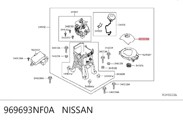  969693NF0A Nissan/Infiniti
