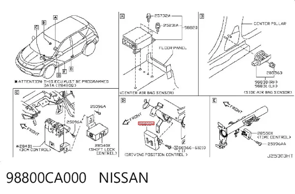  98800CA000 Nissan/Infiniti