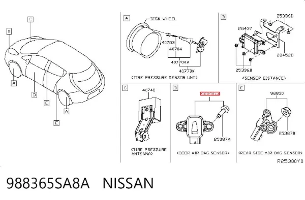  988365SA8A Nissan/Infiniti