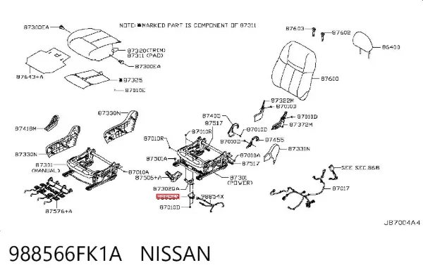  988566FK1A Nissan/Infiniti