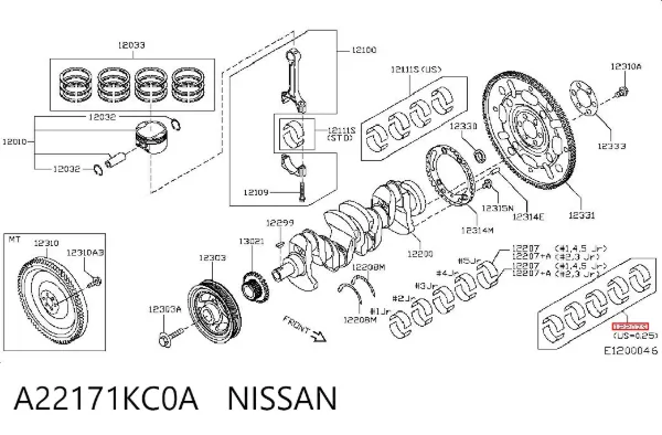  A22171KC0A Nissan/Infiniti
