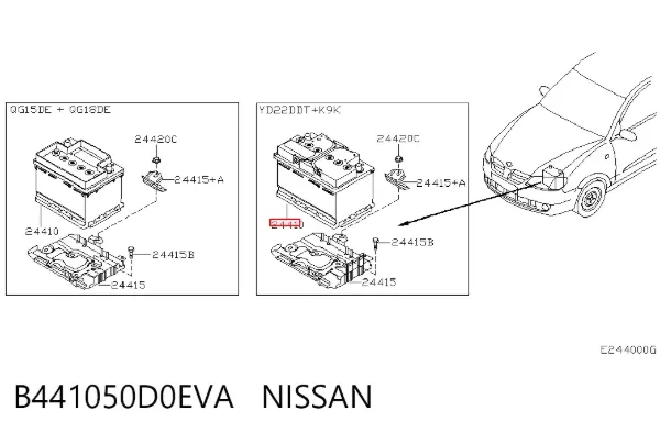 Аккумулятор 7701376972 Renault (RVI)
