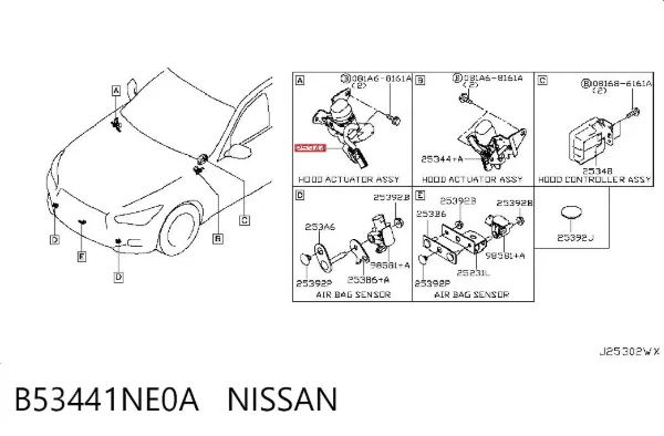  B53441NE0A Nissan/Infiniti
