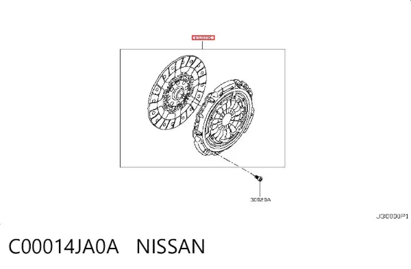 Сцепление C00014JA0A Nissan/Infiniti