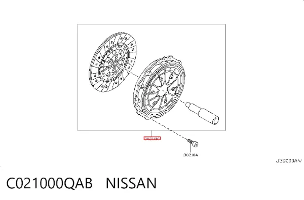 Сцепление C021000QAB Nissan/Infiniti