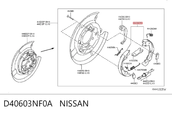  D40603NF0A Nissan/Infiniti