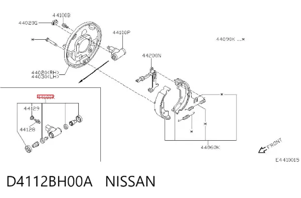  D4112BH00A Nissan/Infiniti