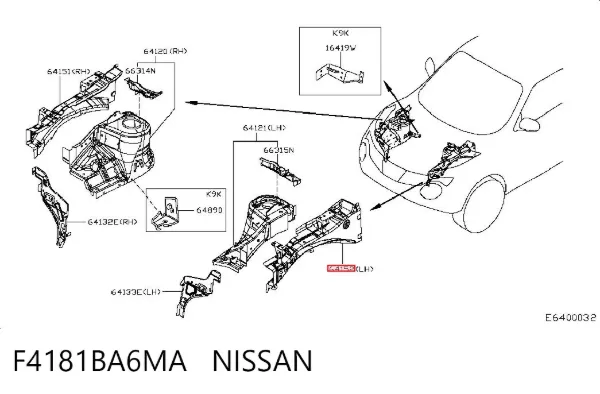  F4181BA6MA Nissan/Infiniti