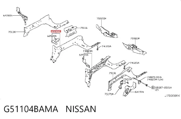  G51104BAMA Nissan/Infiniti