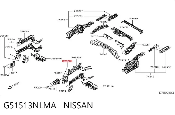  G51513NLMA Nissan/Infiniti