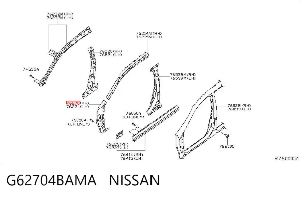 G62704BAMA Nissan/Infiniti