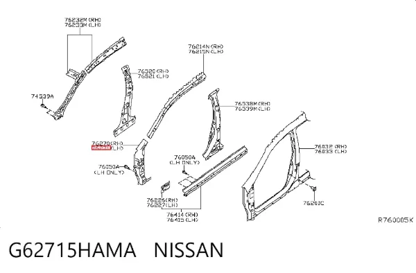  G62715HAMA Nissan/Infiniti