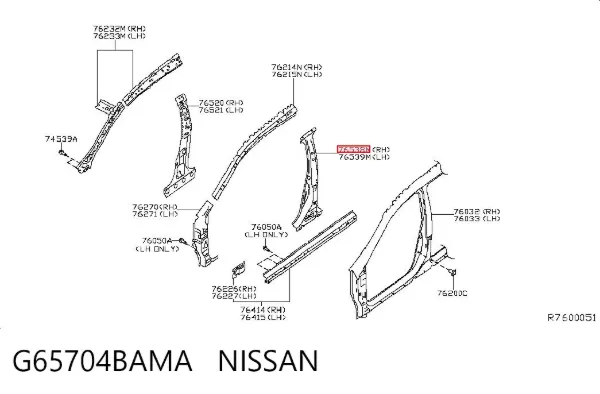  G65704BAMA Nissan/Infiniti