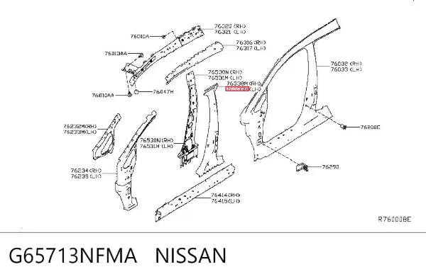  G65713NFMA Nissan/Infiniti