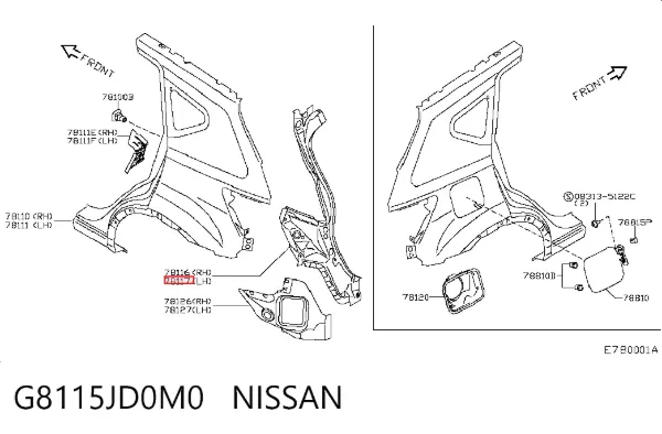  G8115JD0M0 Nissan/Infiniti
