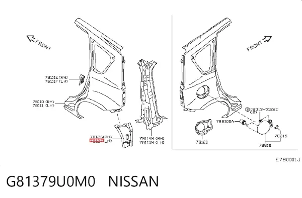  G81379U0M0 Nissan/Infiniti