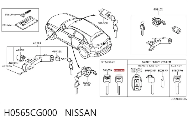  H0565CG000 Nissan/Infiniti