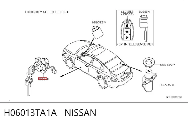  H06013TA1A Nissan/Infiniti