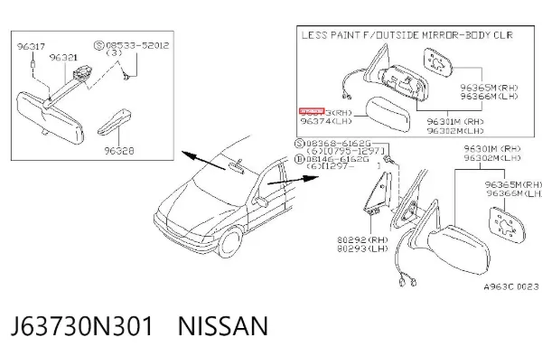  J63730N301 Nissan/Infiniti