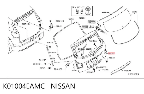 Ляда K01004EAMC Nissan/Infiniti