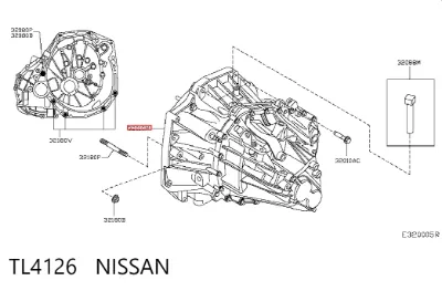 КПП в сборе (механическая коробка передач) NISSAN TL4126