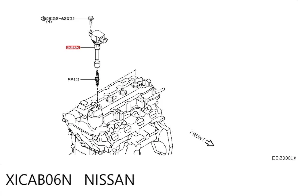 Катушка зажигания XICAB06N Nissan/Infiniti