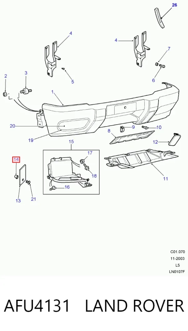  AFU4131 Land Rover