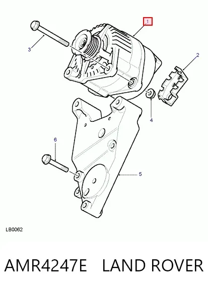 Генератор AMR4247E Land Rover