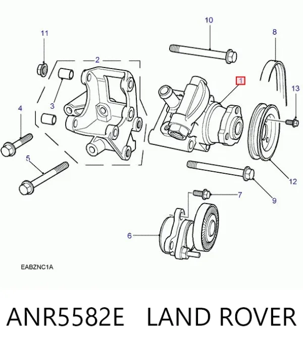 Насос ГУР ANR5582E Land Rover