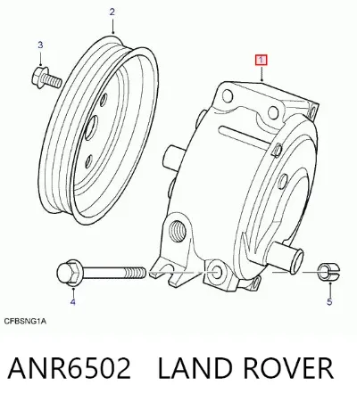 Насос гидравлической системы (амортизаторов) LAND ROVER ANR6502
