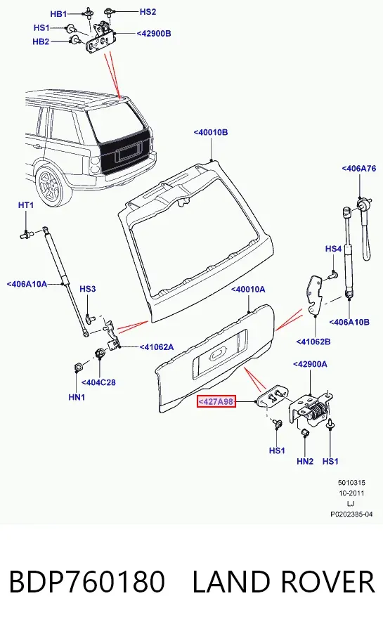  BDP760180 Land Rover