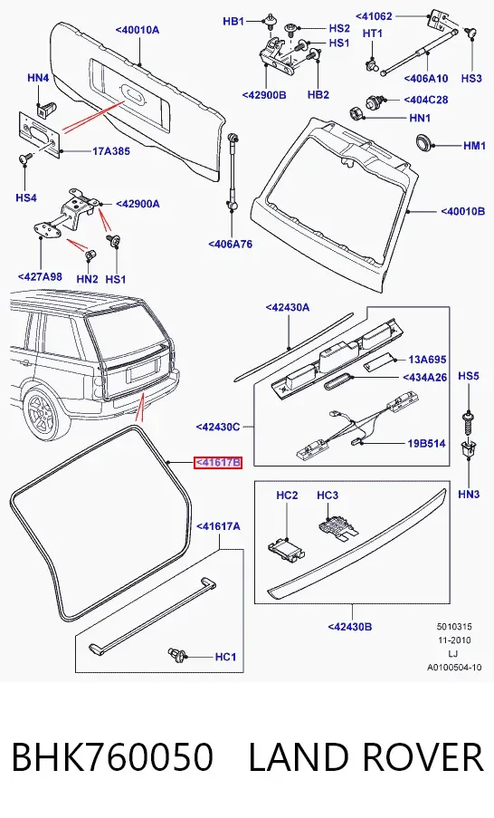  BHK760050 Land Rover