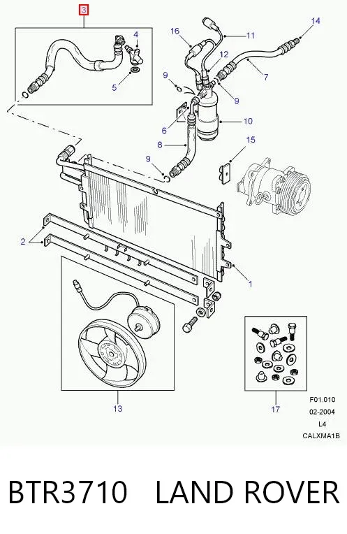  BTR3710 Land Rover