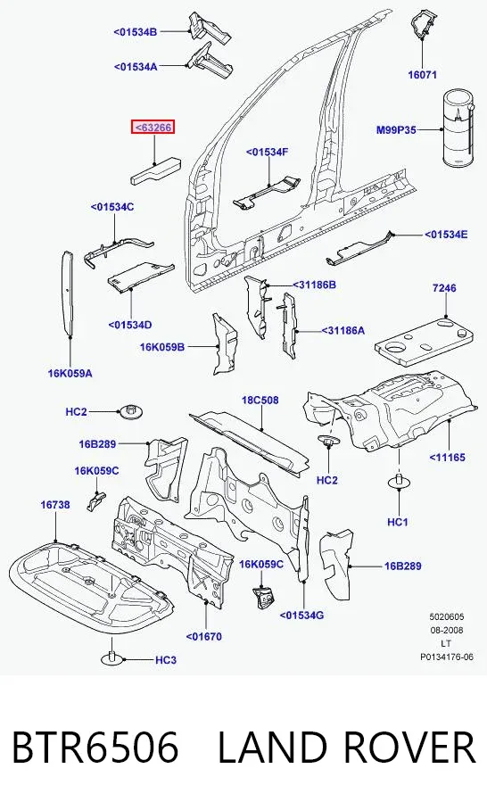  BTR6506 Land Rover