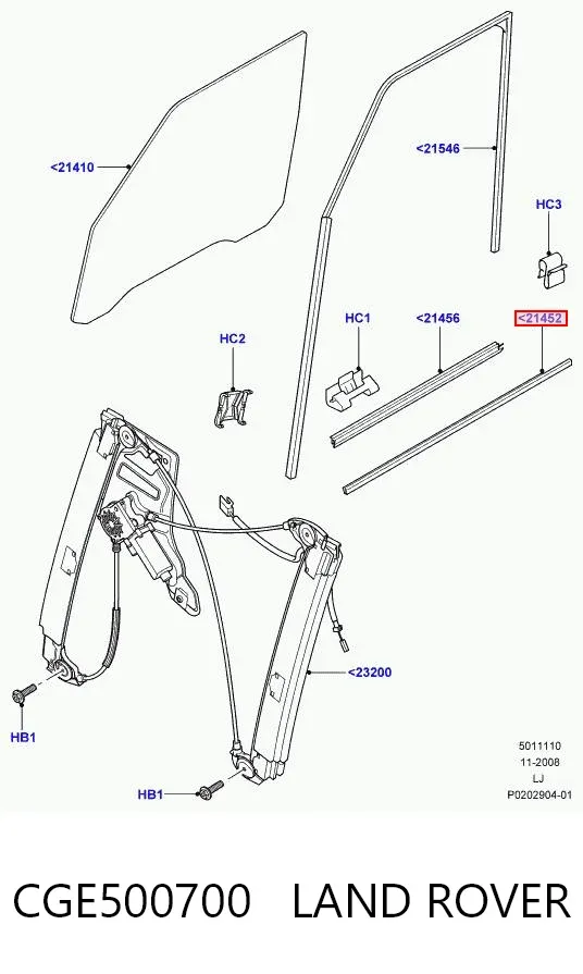 CGE500700 Land Rover