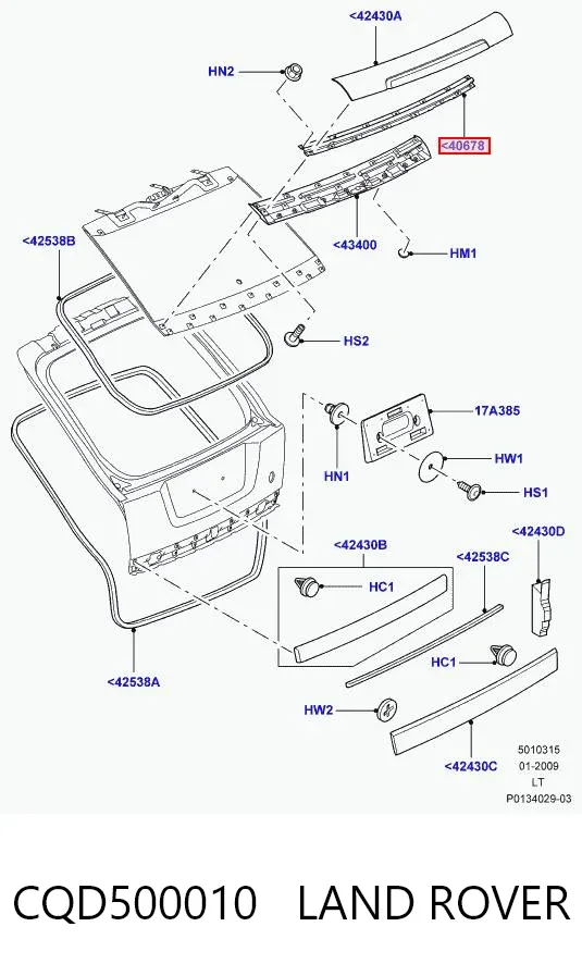  CQD500010 Land Rover