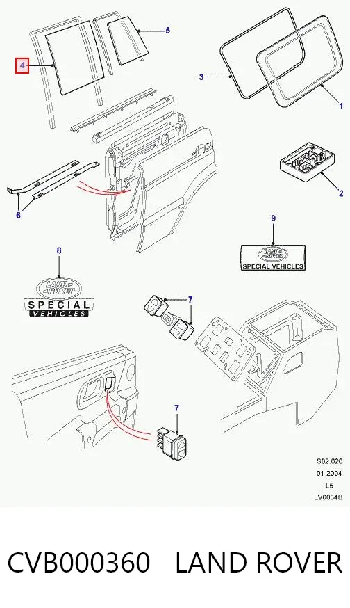  CVB000360 Land Rover