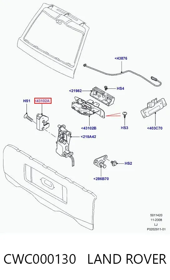  CWC000130 Land Rover