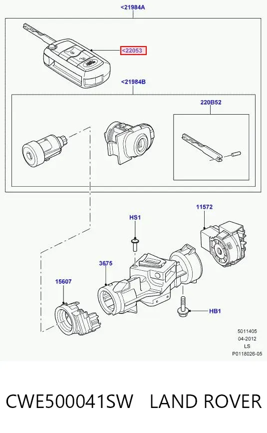  CWE500041SW Land Rover